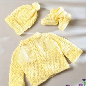 Saco amarillo para recien nacido