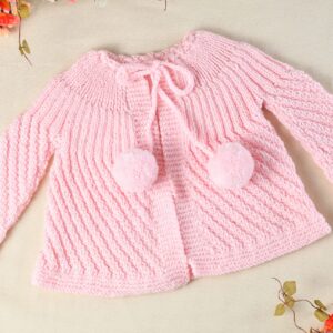 Saco Tejido en Lana Rosado